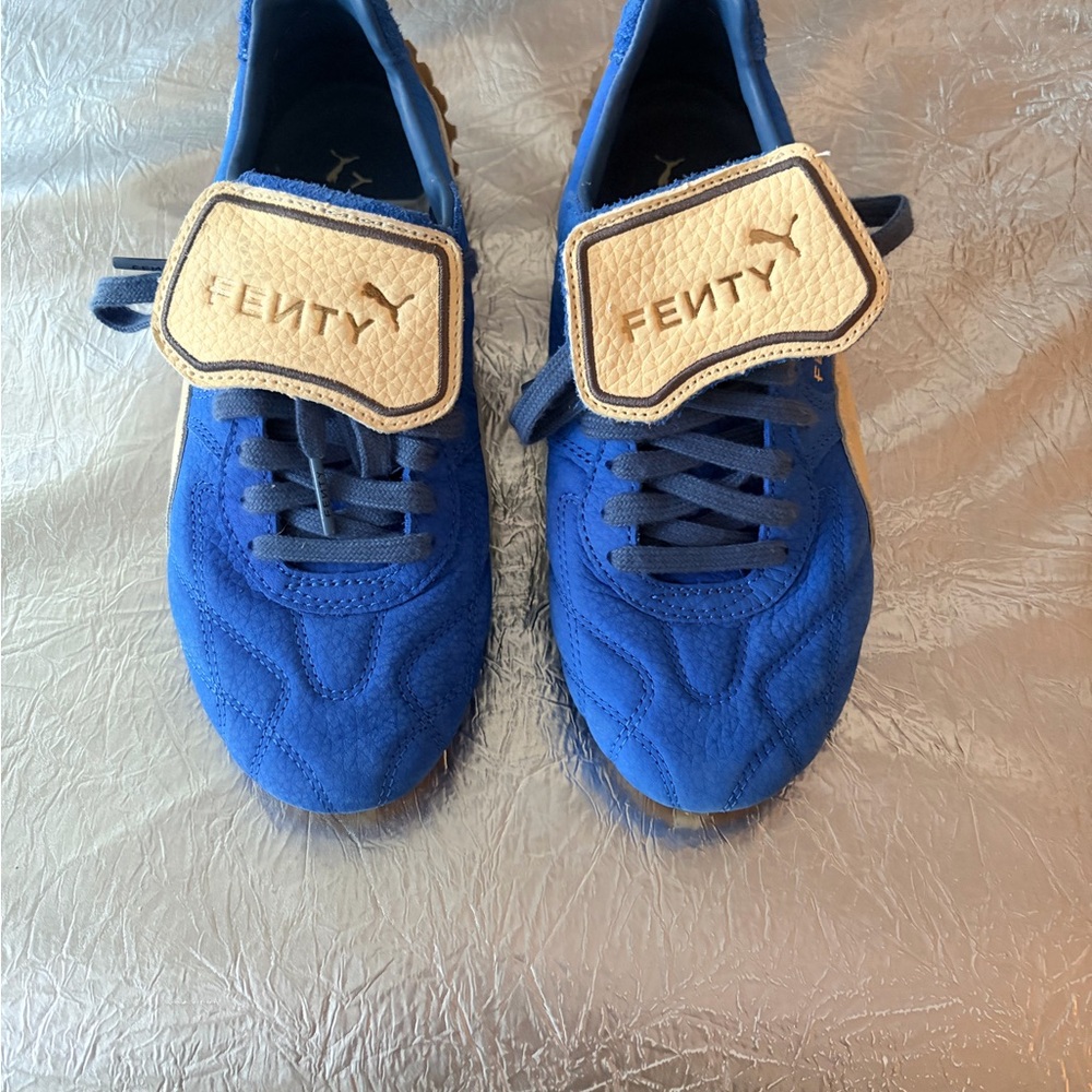 Puma Fenty Royal Blue Sneakers with Beige Strap Brand New